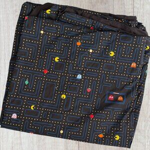Pottery Barn Teen Pac-Man Glow Duvet Cover Queen Gamer Retro Glow In the Dark